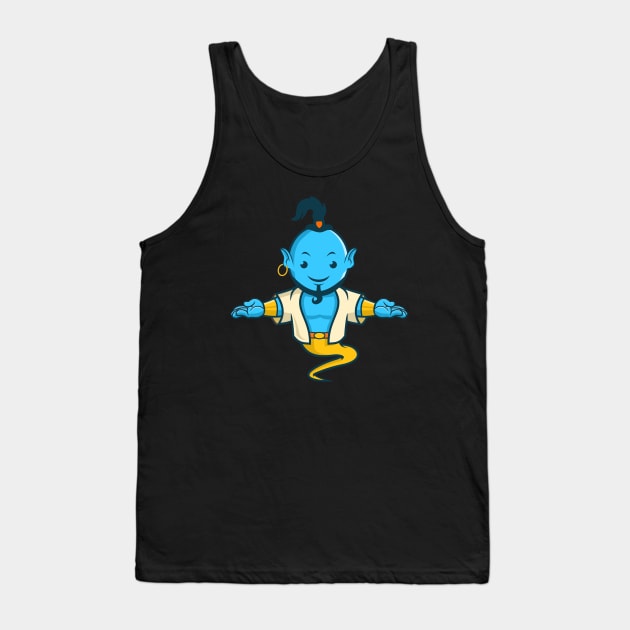 Happy Ghost Genie Tank Top by michony